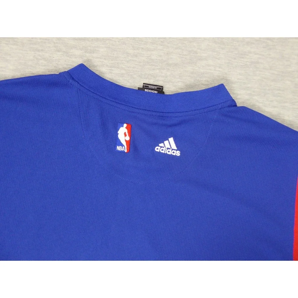 Adidas NBA Los Angeles Clippers Shooting Shirt Mens 2XL Blue Red Sleeveless